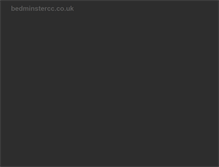 Tablet Screenshot of bedminstercc.co.uk